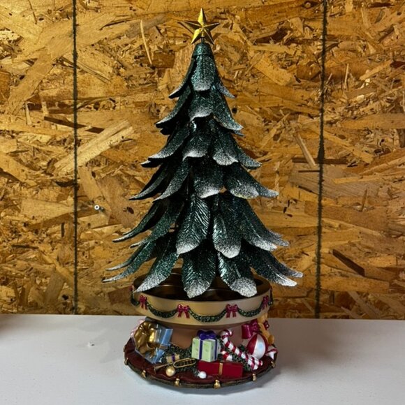 PARTYLITE Musical Christmas Tree Tealight Holder - Picture 4 of 4